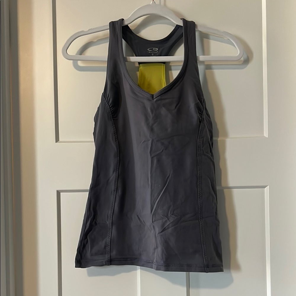 Gray Athletic Tank Top